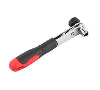 LIYJTK Mango de llave de trinquete de 1/4 de pulgada Alta dureza Construcción de ABS de hierro resistente y duradero Fácil agarre Mango cómodo Interruptor de dirección de trinquete