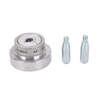 LIYJTK Mini torno de la rueda manual Compacte de aluminio Crank girando el esfuerzo suave y suave para varios Mini tornos 50 mm