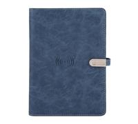 LIYJTK Multi Function Notebook 80 Sheets 160 Pages Wireless Charging Notepad with 15W Fast Charging 8000mAh Battery Night Light 16GB Memory Disk for Office Learning Classroom