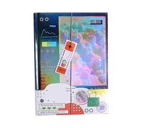 LIYJTK Notebook de revista Página de color exquisito único Diy Journal Diary Notebook para estudiantes Oficina escolar