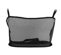 LIYJTK Organizador de Bolsos de Bolsos Polyester Fiber Car Interior Asiento Afortunado de la Red de Almacenamiento (Negro sin Bolsa)