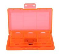 LIYJTK ORGANIZADOR DE TARJETAS DE JUEGO CAJA DE ALMACENAMIENTO PROTECTORA ANTIPOLVO PARA (Naranja)