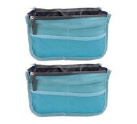 LIYJTK Organizador electrónico de 2 PCS Soft Inside Dentro de la Bolsa de Bolsa electrónica de Viaje liviano