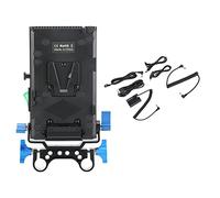 LIYJTK Placa de batería de Montaje en V para cámara, Fuente de alimentación, multifunción eficiente para BMPCC 6K DSLR 5D2