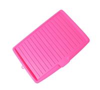 LIYJTK Plástico plástico Tablero de Drenaje Diseño Rectangular Bandeja de Drenaje fácil de Limpiar el Organizador de Cocina con Seguridad ambientalmente Duradera (Rosado)