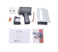 LIYJTK Portable Handheld Inkjet Printer 600DPI 4.3 Inch Touchscreen Intelligent Barcode Printer Logo Date QR Code Batch Number USB Interface with Quick Drying Ink Cartridge for Cardboard