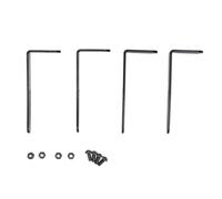 LIYJTK RC Car Shell Body Mount L Bracket Iron Adjustable Front Rear Anti Collision RC Shell Body Mount Bracket 1/10 Crawler