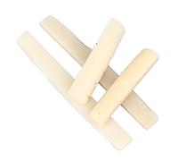 LIYJTK Sillín de Puente de Hueso, Accesorios para Guitarra acústica, Hueso de Toro, excelente afinación de Sonido, Apariencia clásica, Guitarra folclórica (2 Juegos de sillín y Tuerca.)