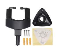 LIYJTK Soporte de Pared para Guitarra, Soporte para bajo, Estructura Robusta, diseño de Carga, plástico de Primera Calidad, Negro