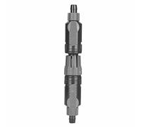 LIYJTK Válvula de Control de Agua para Acuario, Manguera para Tanque de Peces, liberación rápida, Doble Grifo, Conector de plástico, filtros, Accesorios, Filtro, Tubo de válvula (K-12/16mm)