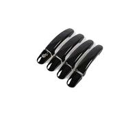 LIYUWNB Cubierta manija Puerta Compatible con Vauxhall para Viva 2006 2007 2008 2009 2010 2011 2012 2013 2014 Accesorios Coche Manija Exterior Puerta Coche Decoración Shell(Black)