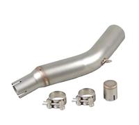 LIYUWNB Tubo escap Motocicleta Compatible con Suzuki para Gw250 Gw250f 51MM Tubo Enlace Intermedio para Escape Motocicleta Sección Adaptador Punta 51mm para Escape Conectar Tubo