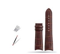 liyuxin66 Correa de Reloj de Cuero Genuino for Tissot T035 Correa de Reloj for Hombre Serie 1853 T035627 T035617 T035407 Correa de Boca en Arco 22 mm 23 mm 24 mm(A-Brown no Buckle,22mm)