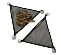 Lizard Hammock - Small Animal Hammocks, 2 Pieces Breathable Mesh Reptile Hideouts, Chinchilla Hammock | For Indoor Outdoor Iguanas Anoles Geckos Snakes Chameleon Squirrel Sugar Glider