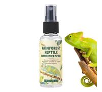 Lizard Humidity Spray - 50ml Reptile Moisture Care Solution, Tortoise Skin Hydration Mist, Terrarium Climate Control Liquid | Reptile Care Support System for Animal Lovers Breeders Keepers Feeding Tan