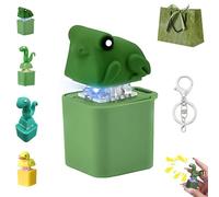 Lizard Keychain Sound, 2026 New Lizard Button Keychain, Rechargeable Quacking Duck Fidget Toys, Keyring Anxiety Stress Relief Toy with Sound Lights for Office Travel Use (A)