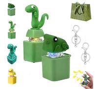 Lizard Keychain Sound, 2026 New Lizard Button Keychain, Rechargeable Quacking Duck Fidget Toys, Keyring Anxiety Stress Relief Toy with Sound Lights for Office Travel Use (J)