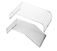 Lizard Lounger Hammock, Reptile Climbing Mesh, Bearded Dragon Rest Bed, Stainless Steel Net Design, Flat and Ramp Options, Terrarium or Cage Playground, 11x6.3x3.1