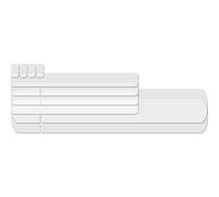 Lizard Skins, Kit de protección de Marco, Transparente Brillante, 10 Unidades Unisex para Adultos