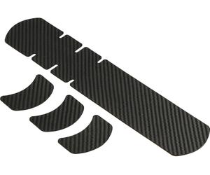 Lizard Skins Lámina de protección de tubo inferior Frame Protector L Carbon Leather negro one_size