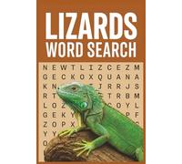 Lizards Word Search Puzzle Book: Word Searches with Easy to Read Print about Lizards, Reptiles, and More | 6x9 Inches, 106 pages | 50+ Puzzles … Gift for vacations, free time, and fun learning!