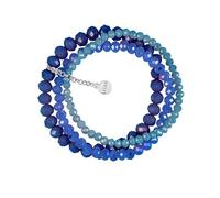 Lizas Pulsera con cordón de tres filas con diferentes perlas y en muchos colores, Mittelgroße, Sintético, No es una piedra preciosa