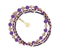 Lizas Pulsera de perlas de tres filas en muchos colores, Mittelgroße, Sintético, No es una piedra preciosa