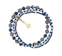 Lizas Pulsera de perlas de tres filas en muchos colores, Mittelgroße, Sintético, No es una piedra preciosa