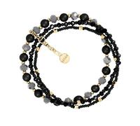 Lizas Pulsera de perlas de tres filas en muchos colores, Mittelgroße, Sintético, No es una piedra preciosa