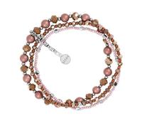 Lizas Pulsera de perlas de tres filas en muchos colores, Mittelgroße, Sintético, No es una piedra preciosa