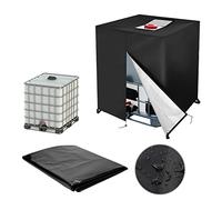 Lizaty Cubierta Depósito Agua 1000 litros, Cubierta de Contenedor IBC, Cubierta para depósito de Agua Antipolvo, Antirrayos UV, Antilluvia para Tanque Agua IBC 1000 L(116 x 100 x 120 cm)