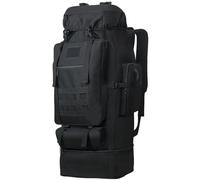 Lizbin Mochila de senderismo de 100 L, mochila táctica militar, mochila para hombre con puerto de carga USB, mochila de viaje ligera resistente al agua, mochila de camping, bolsa de supervivencia