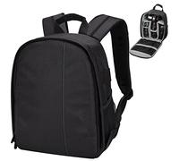 Lizbin Mochila para Cámara Bolsa para Cámara Profesional para Cámara DSLR/SLR sin espejo, Estuche para Mochila Fotográfica para Fotógrafos de Mujeres y Hombres, Compatible con Lentes Digitales(Gris)