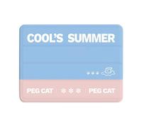 LIZEALUCKY Cat Cooling Mat Breathable Resin Light Durable Easy to Clean Cat Cooling Pad Soft Thick Supportive Gel Self Cooling Pad for Dogs Cats in Summer (Blue and Pink(17.7x23.6in))