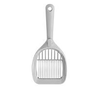 LIZEALUCKY Cat Litter Scoop Stainless Steel Ergonomic Handle Anti Stick Kitten Metal Litter Scooper Strong Cat Poop Scoop for Clumping Litter Cat Pet Easy Cleaning Tool