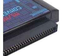 LIZEALUCKY Convertidor de tarjeta de juego MS a MD, convertidor de casete de vídeo para 5 3 2 Mega Drive Genesis (Negro Transparente)