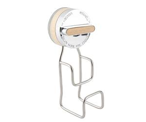 LIZEALUCKY Gancho para lavabo, ventosa sin perforaciones, acero inoxidable, ahorro de espacio, gancho para colgar en la pared, para toalla y baño