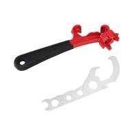 LIZEALUCKY Herramienta de abridor de tapa de cubo con llave para tapón de tambor 3 en 1 Herramienta multifuncional para abrir latas de pintura con mango antideslizante para tambores de acero