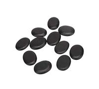 LIZEALUCKY Juego de Masaje Relajante con Piedras Calientes de 12 Piezas, Piedras calentadas portátiles de basalto de Lava Natural para el hogar, Terapia de Masaje con calefacción SPA y relajación