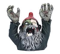 LIZEALUCKY Resina Zombie Gnomes Medio Cuerpo Zombie Garden Esculturas y estatuas Decoraciones al Aire Libre para Patio Walking Dead Zombie GNOME
