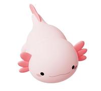 LIZEALUCKY Silicone Night Light USB Rechargeable Timing Touch Control Eye Caring Adorable Axolotl Night Light for Children Toddlers Women Teen Girls