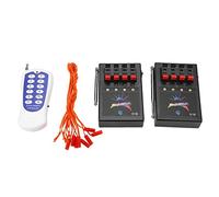 LIZEALUCKY Sistema De Disparo De Fuegos Artificiales Inalámbrico Profesional De 12 Canales, Fuegos Artificiales Electrónicos De Control Remoto con Transmisor De Interruptor De Relé De 2 Receptores