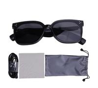 LIZEALUCKY Smart Glasses Black 144 Languages Translation Touch Control AI Bluetooth Sunglasses with Sound Assistant Music Calls