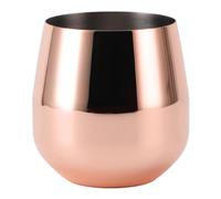 LIZEALUCKY Vino de acero inoxidable Copa de huevo inquebrantable 550 ml Bar portátil Eventos al aire libre (Recubrimiento de cobre)