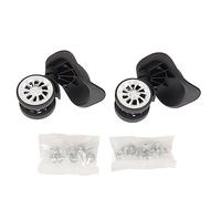 LIZEALUCKY Vuelas de Equipaje Ruedas silenciosas duraderas Caster Lockable Maluse Caster Smooth Rolling para viajeros