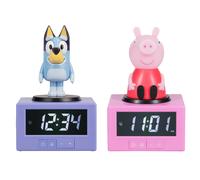 LIZENZ Despertador Bluey / Peppa Pig