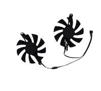 LIZHAOZ 2 Unidades/Juego, T129215SU, Refrigerador de GPU para 51risc RX6600M, para para para ALSEYE RX580, para Ziway RX 580, Ventilador Tarjeta gráfica VGA XY-D09015B