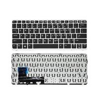 LIZHAOZ Disposición del Teclado para portátiles HP Elitebook 820 G1 G2 720 G1/720 G2/725 G1/725 G2/825 G1/825 (inglés de EE. UU.)(US Silver New)