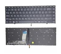 LIZHAOZ Teclado para portátil Estadounidense con retroiluminación para HP EliteBook 1050 G1, ZBook y Studio G5 (sin Marco)