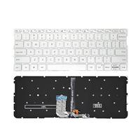 LIZHAOZ Teclado Ruso para Xiaomi MI Air 13.3 para Pulgadas 9Z.ND7BW.001 490.09U07.0D01 MK10000005761 Notebook RU Plateado retroiluminado(US Silver Backlight)
